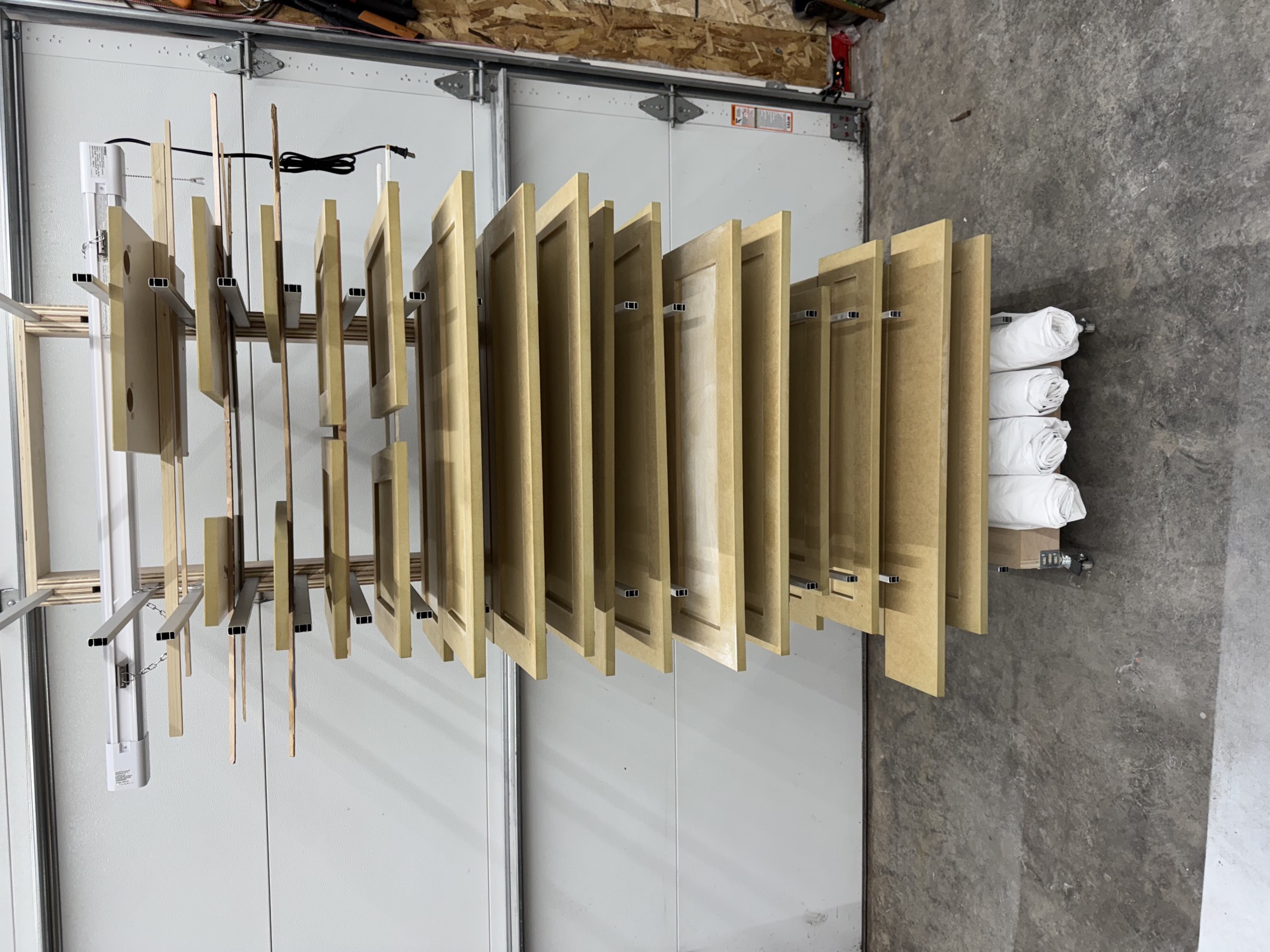 Kitchen Refinishing - Preperation Thermofoil removed