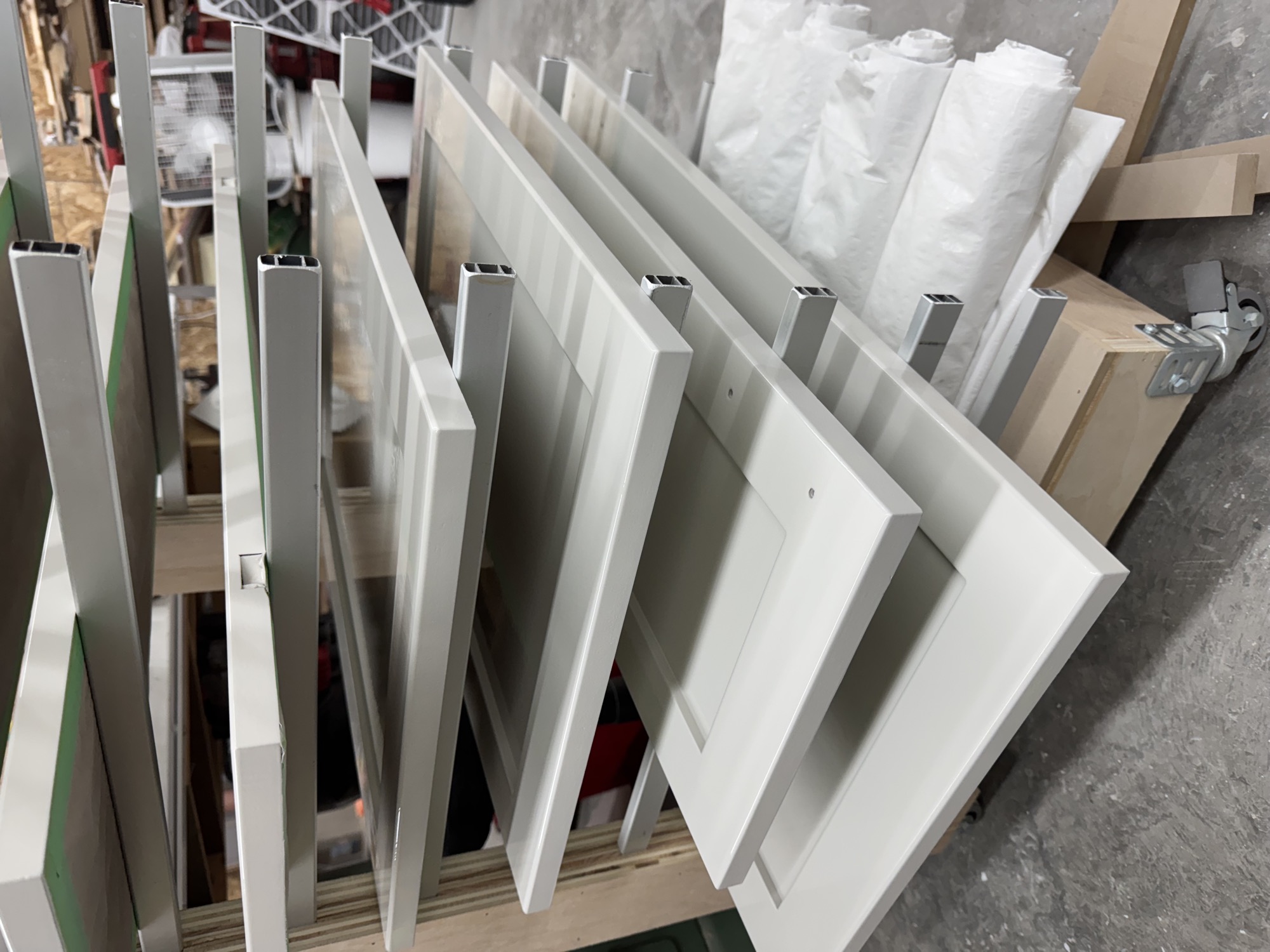 Kitchen Refinishing - During painting