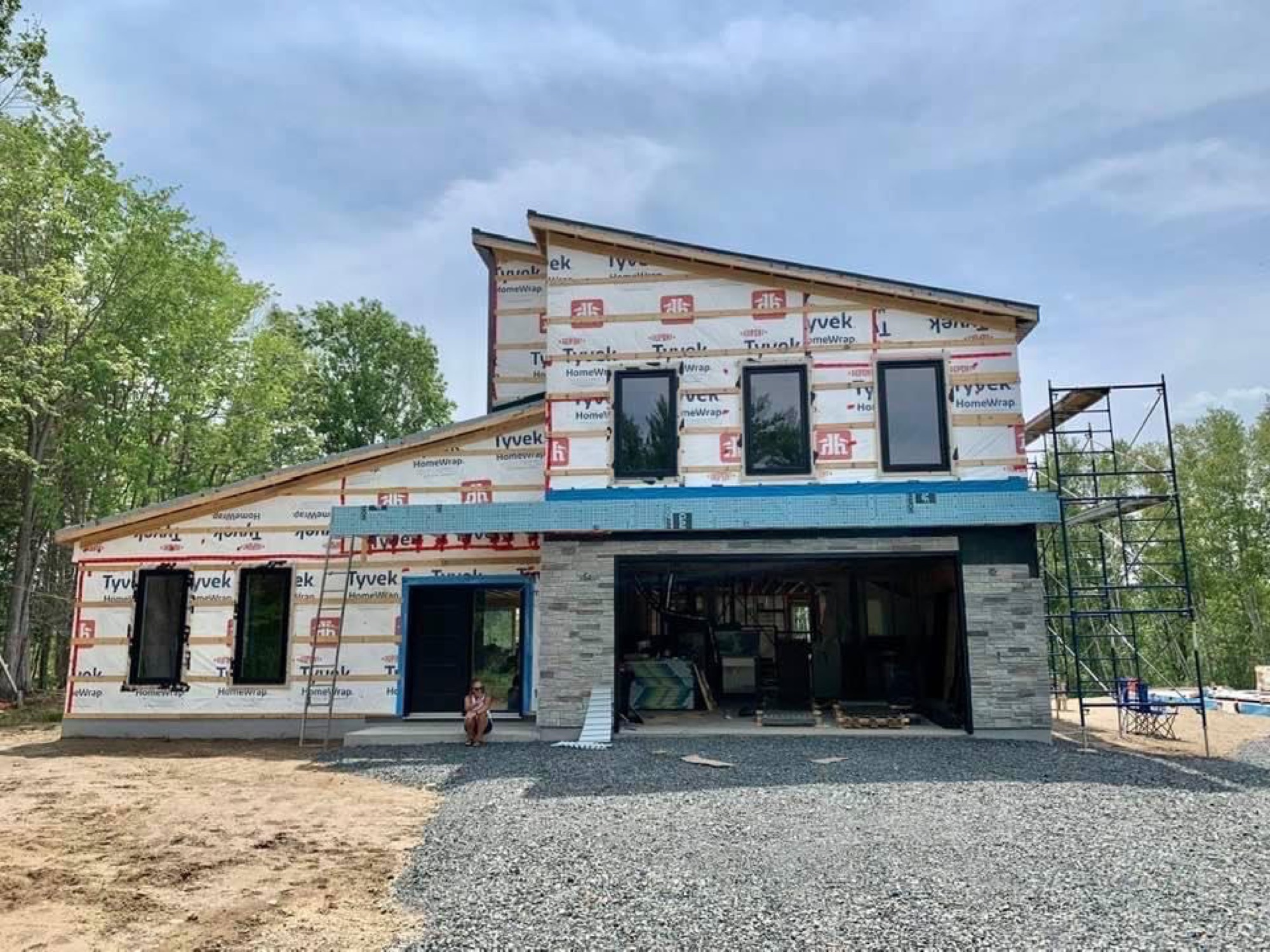 New home construction in progress.