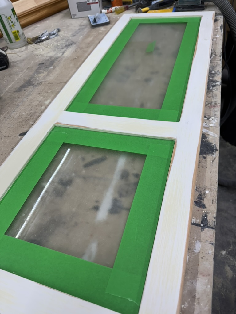 Kitchen cabinetry restoration and finishing.