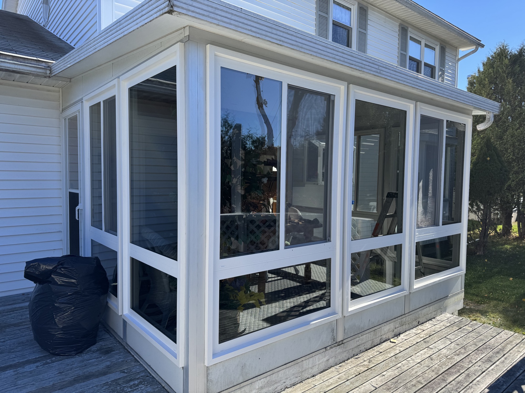 Sunroom windows replacement - After